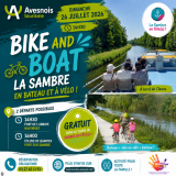 Les visites de l'été : Bike and boat, la Sambre en bateau et à vélo_Pont-sur-Sambre