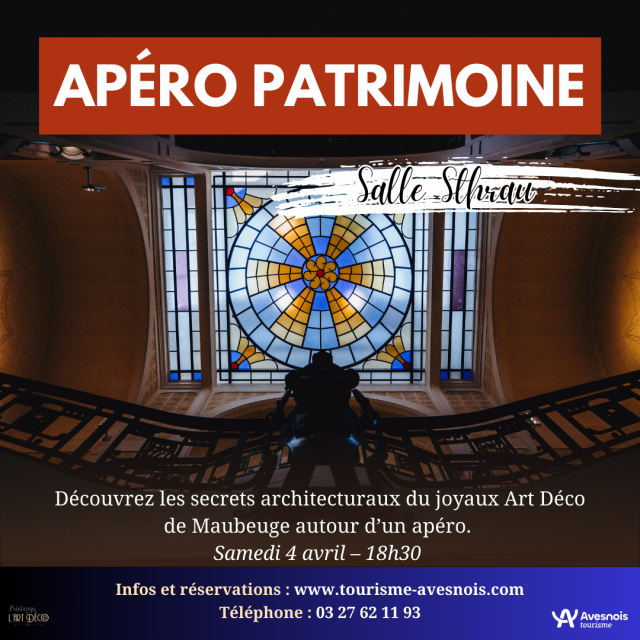 Printemps de l'Art Déco : Apéro patrimoine à la salle Sthrau_Maubeuge
