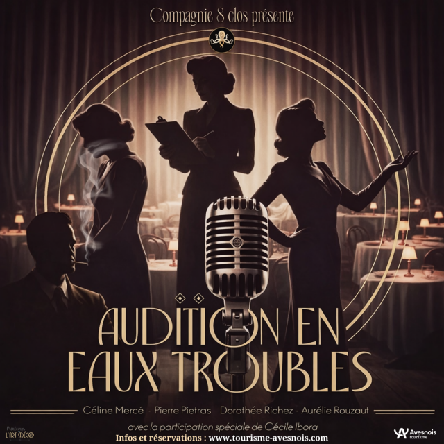 Printemps de l'Art déco : Murder : Audition en eaux troubles par la Cie 8 clos_Aulnoye-Aymeries