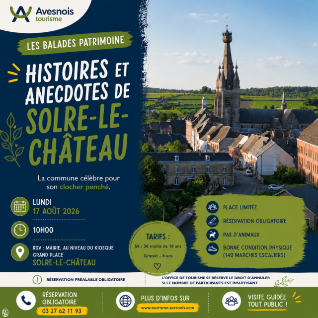 Les balades patrimoines : Histoires et anecdotes de Solre-le-Château_Solre-le-Château Les balades patrimoines : Histoires et anecdotes de Solre-le-Château_Solre-le-Château