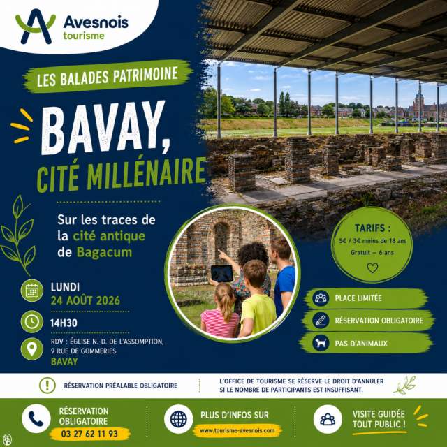 Les balades patrimoine :_Bavay Les balades patrimoine :_Bavay