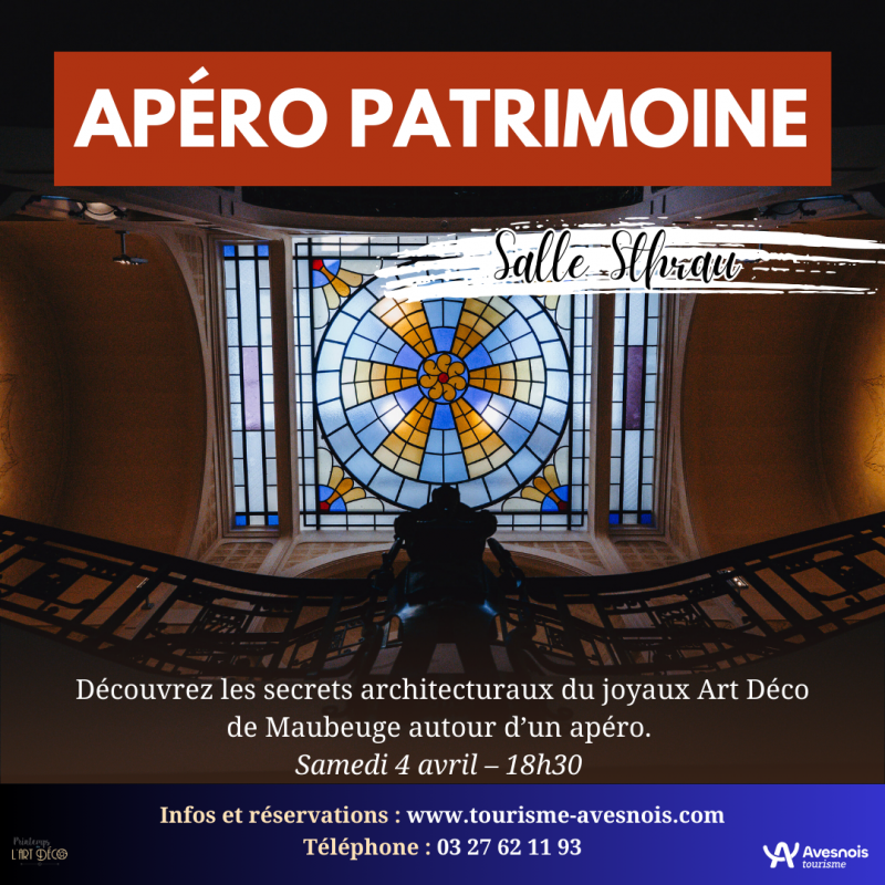 Printemps de l'Art Déco : Apéro patrimoine à la salle Sthrau_Maubeuge