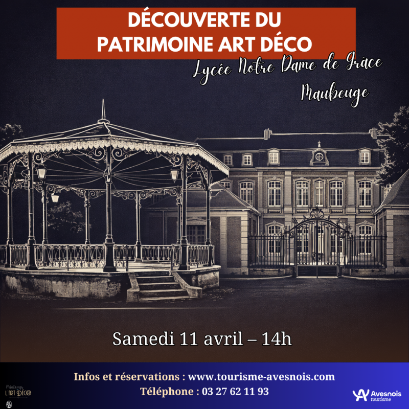 Printemps de l'Art Déco : Découverte du patrimoine du lycée Notre Dame de Grâce_Maubeuge