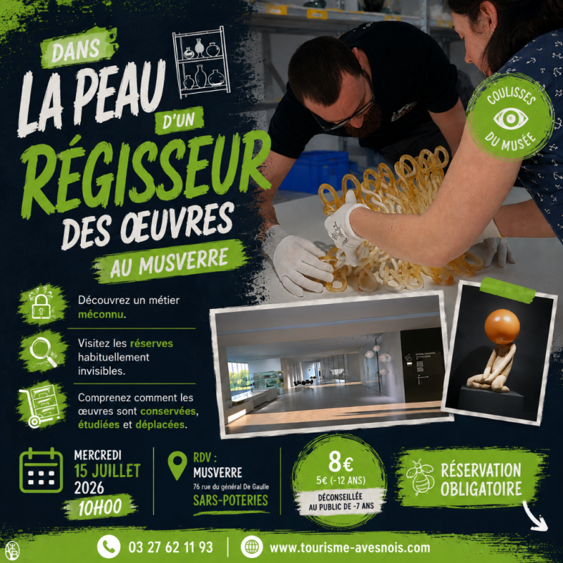 Les visites de l'été : Dans la peau d’un régisseur des œuvres au MusVerre_Sars-Poteries Les visites de l'été : Dans la peau d’un régisseur des œuvres au MusVerre_Sars-Poteries