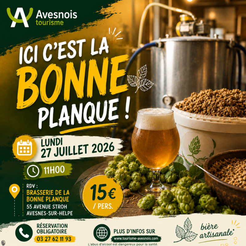 Les visites de l'été : Ici c’est la Bonne planque !_Avesnes-sur-Helpe Les visites de l'été : Ici c’est la Bonne planque !_Avesnes-sur-Helpe