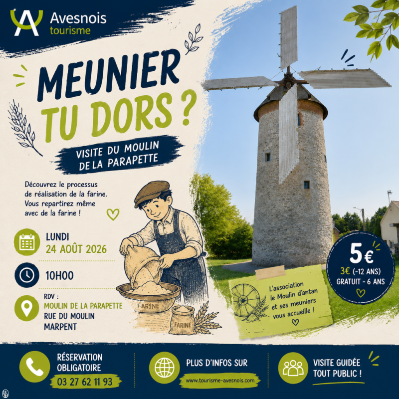 Les visites de l'été : Meunier tu dors ?_Marpent Les visites de l'été : Meunier tu dors ?_Marpent