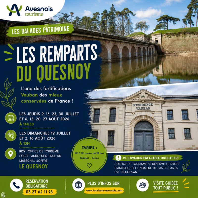 Les balades patrimoine : Les remparts du Quesnoy_Le Quesnoy Les balades patrimoine : Les remparts du Quesnoy_Le Quesnoy