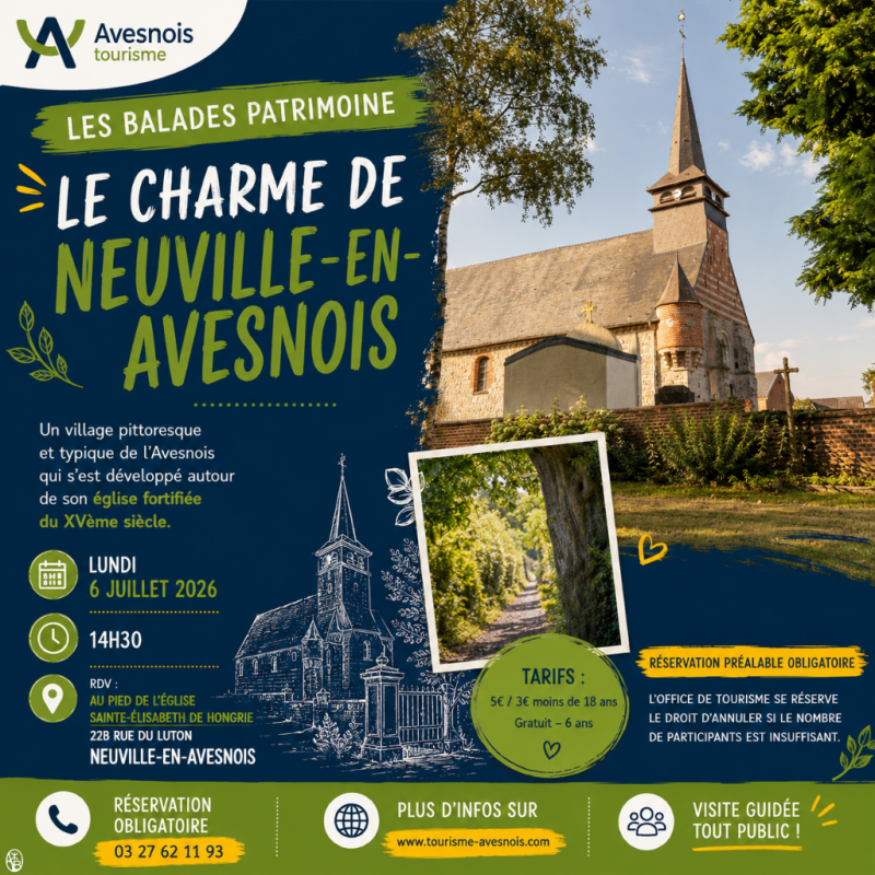 Les balades patrimoine : Le charme de Neuville-en-Avesnois_Neuville-en-Avesnois Les balades patrimoine : Le charme de Neuville-en-Avesnois_Neuville-en-Avesnois