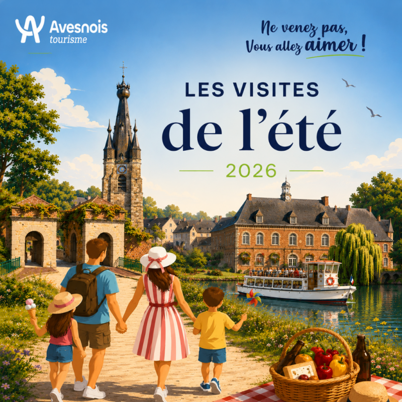 Les visites de l'été : 