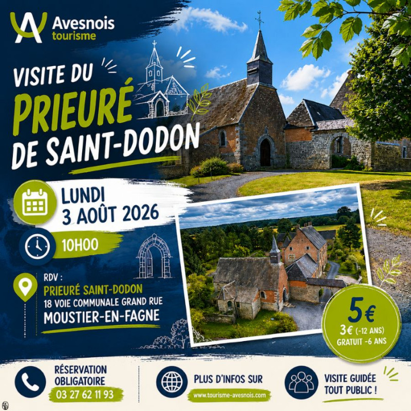 Visite du Prieuré de Saint Dodon_Moustier-en-Fagne Visite du Prieuré de Saint Dodon_Moustier-en-Fagne